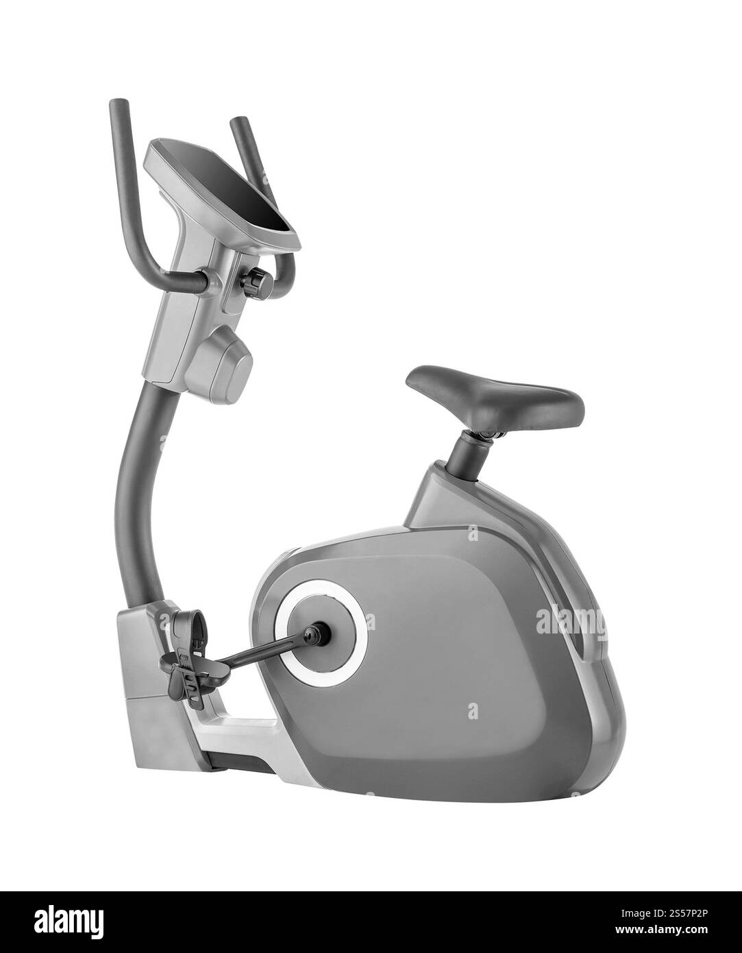 attrezzature da palestra isolate su sfondo bianco. attrezzature da palestra Foto Stock