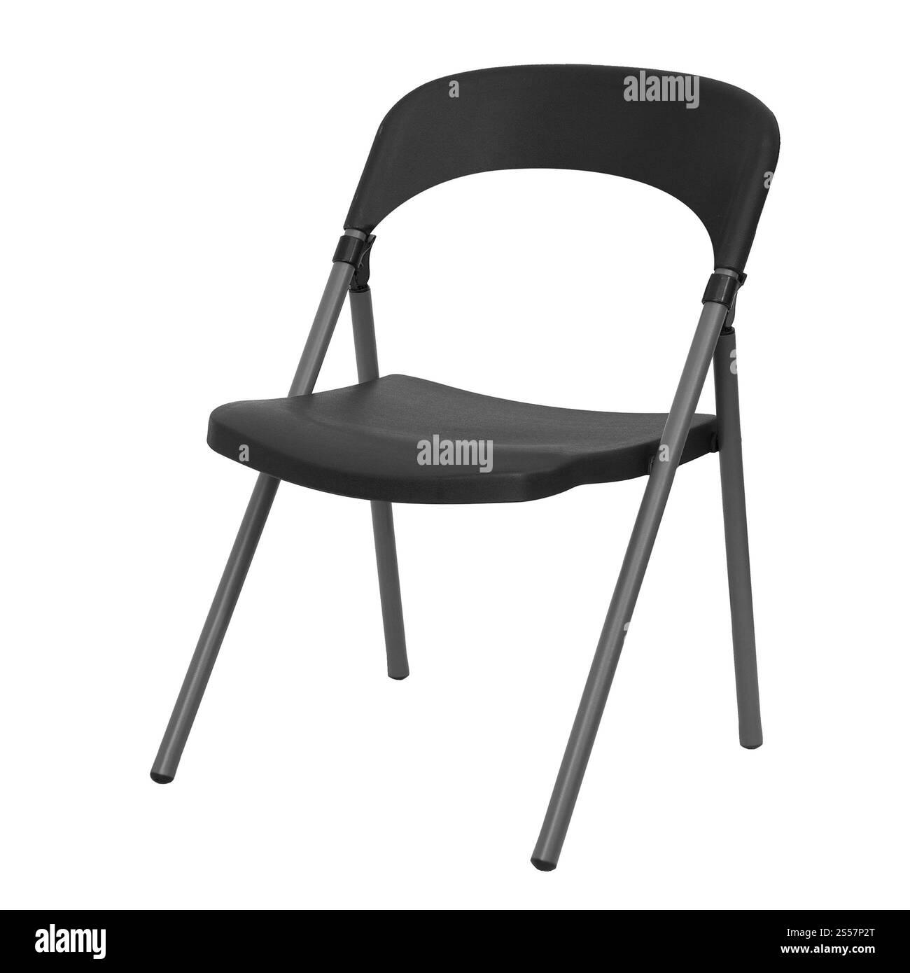 sedia in plastica isolata su sfondo bianco. sedia in plastica su sfondo bianco Foto Stock