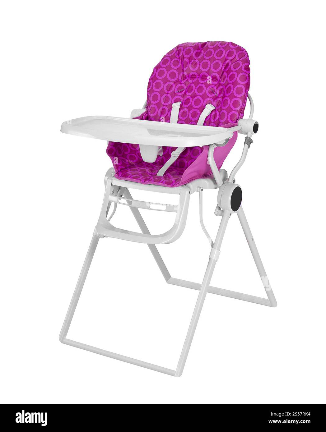 Seggiolone isolato su sfondo bianco. Seggiolone isolato Foto Stock