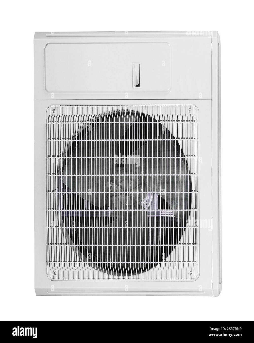 condizionatore isolato su sfondo bianco. condizionatore isolato Foto Stock