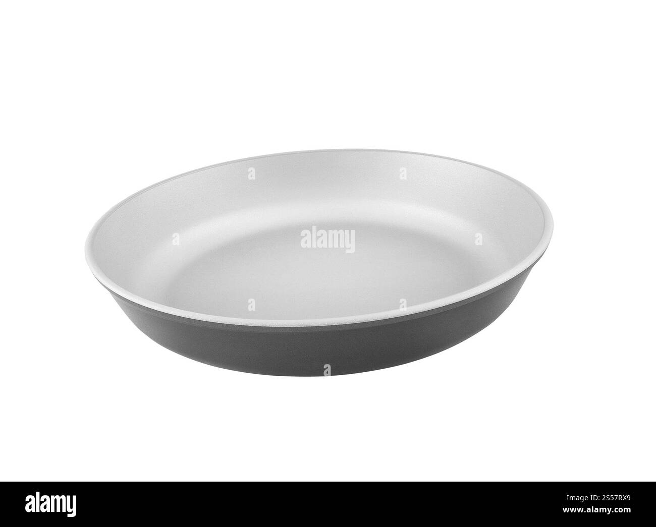 padella isolata su sfondo bianco. padella isolata Foto Stock