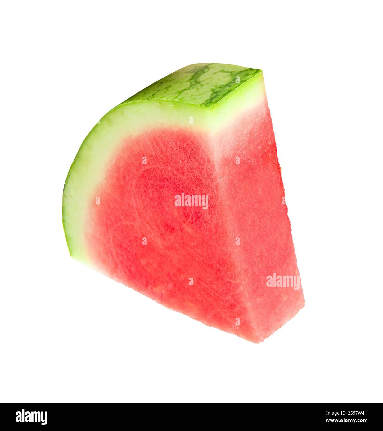 Anguria fresca isolata su sfondo bianco. Anguria fresca isolata Foto Stock