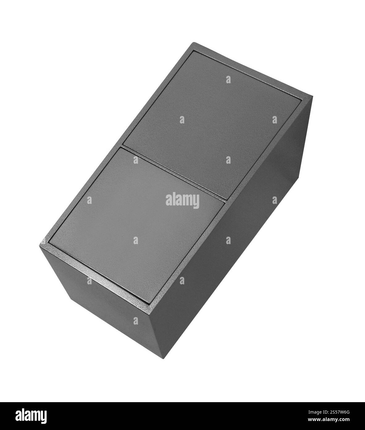 Armadietto isolato su sfondo bianco. Armadio di archiviazione isolato Foto Stock