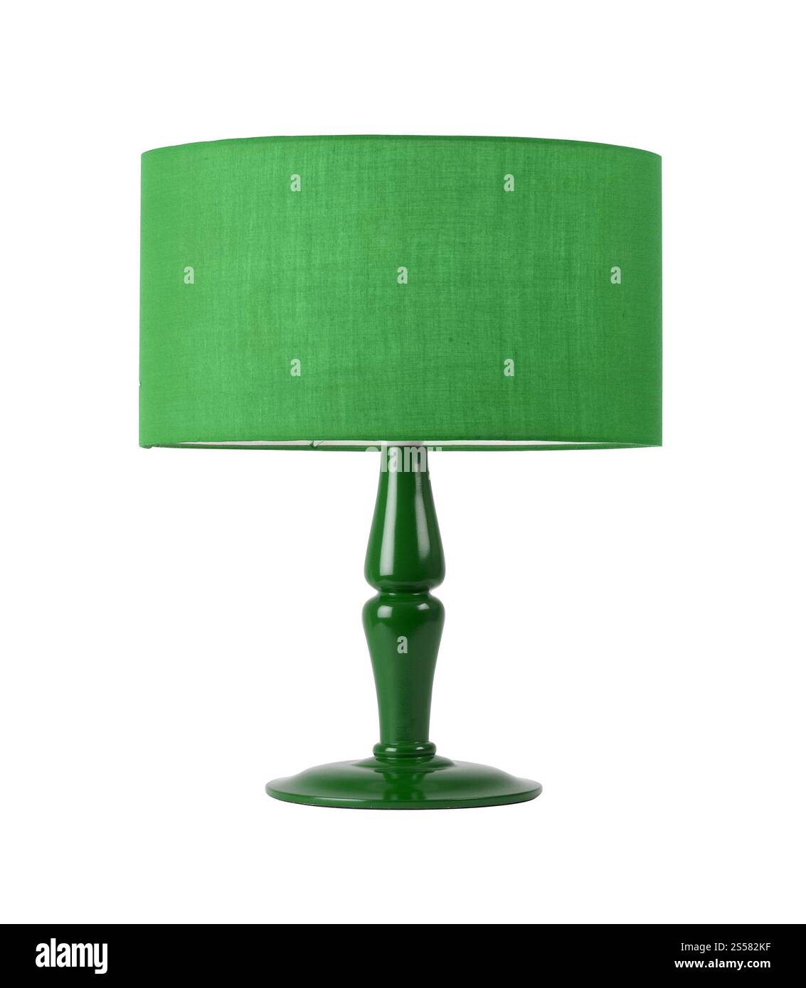 Lampada da tavolo isolata su sfondo bianco. Lampada da tavolo isolata Foto Stock