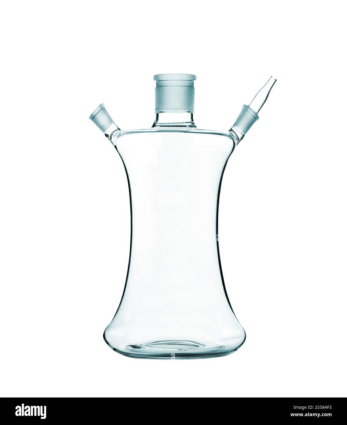 Hookah Nargile Kalyan isolato sul bianco Foto Stock