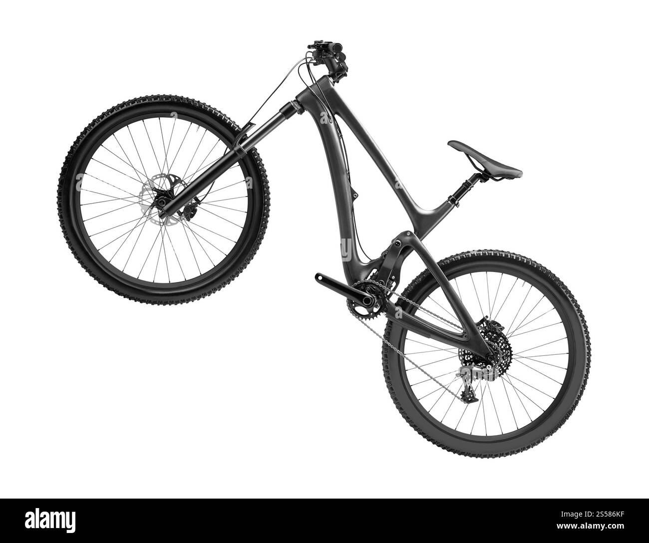 Mountain bike isolato Foto Stock