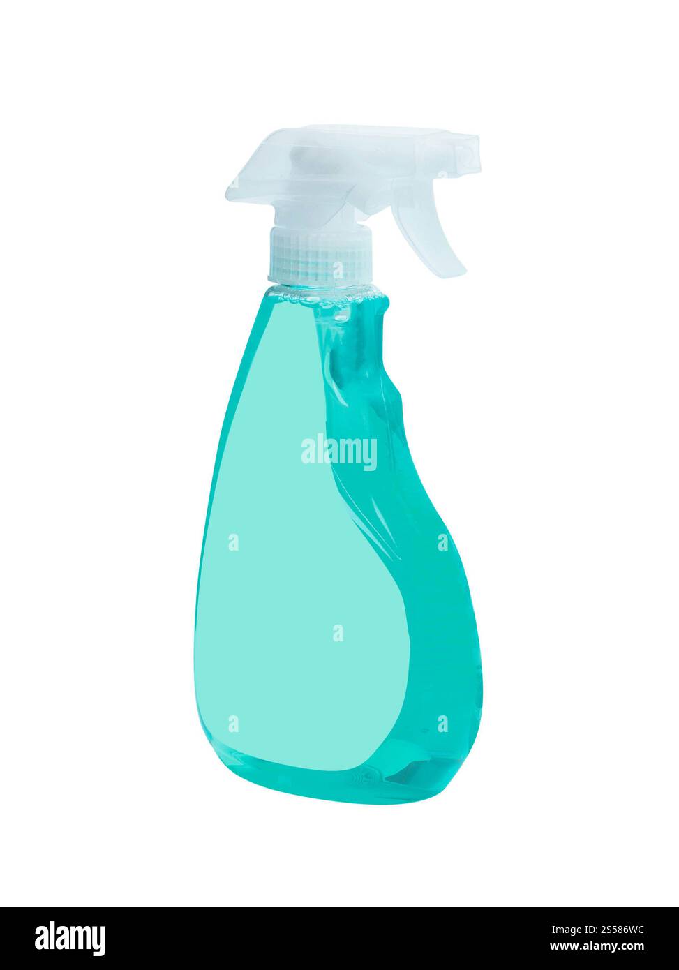 flacone di detergente per vetri e specchi Foto Stock