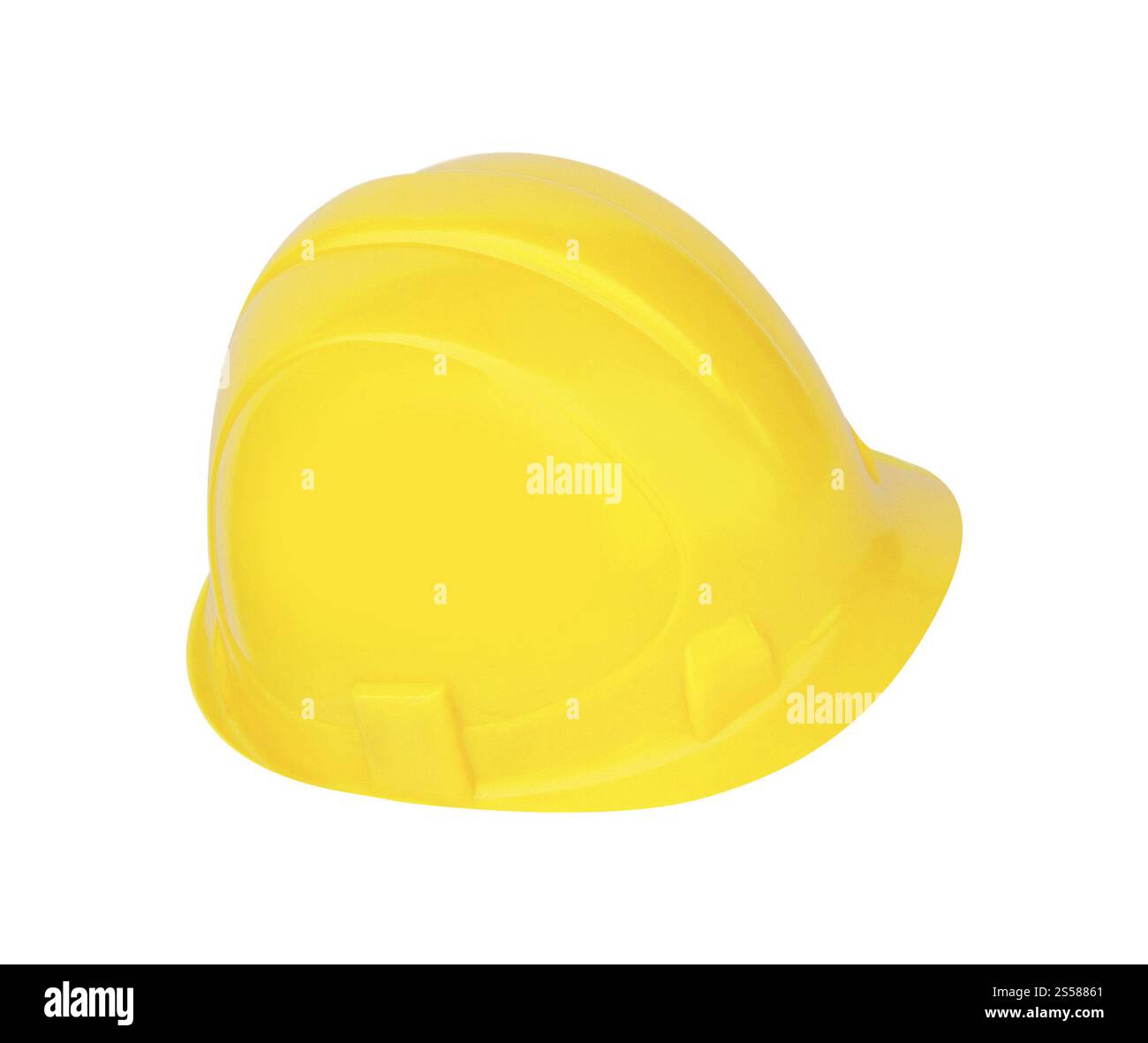 Elmetto da costruzione come sicurezza sul lavoro Foto Stock