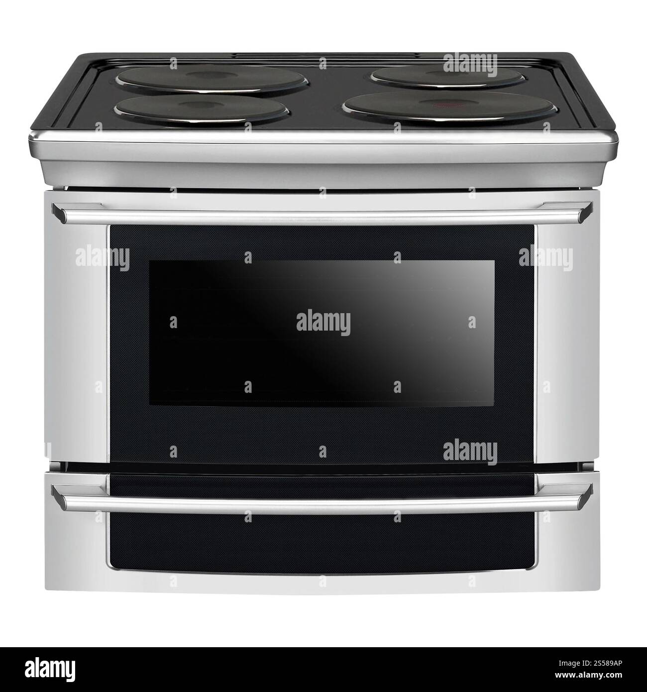 Forno elettrico isolato su sfondo bianco Foto Stock