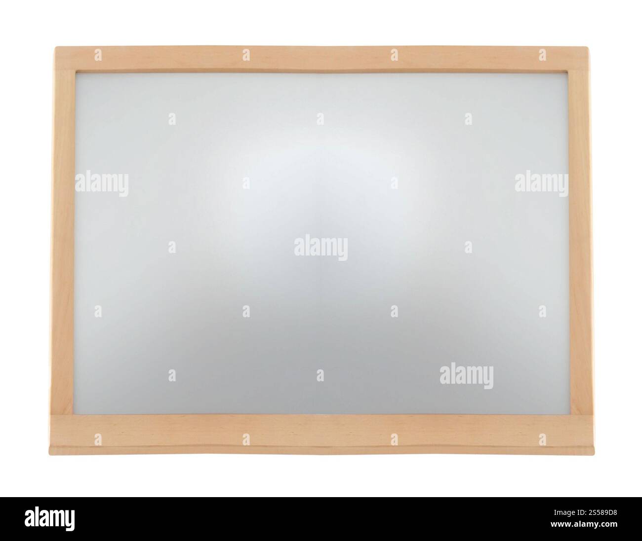 Classico Telaio in legno isolato su sfondo bianco Foto Stock