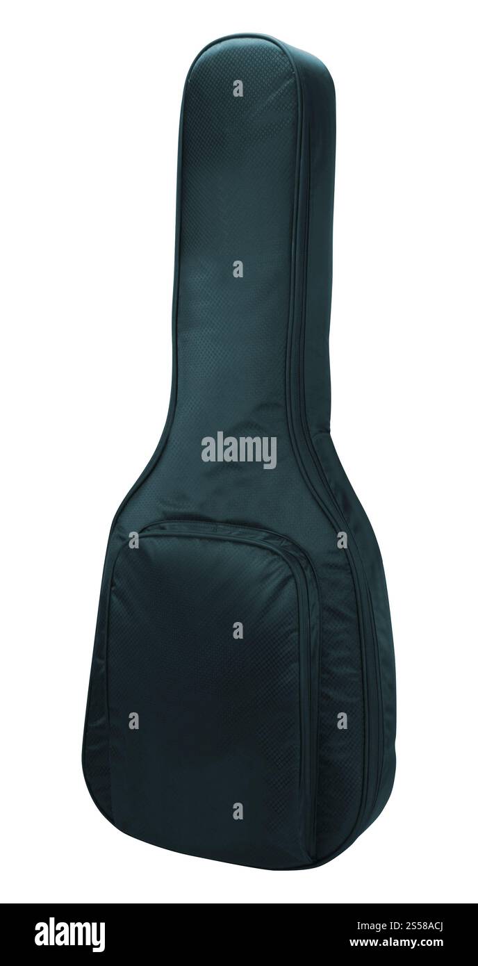 cover guitar isolata su sfondo bianco Foto Stock