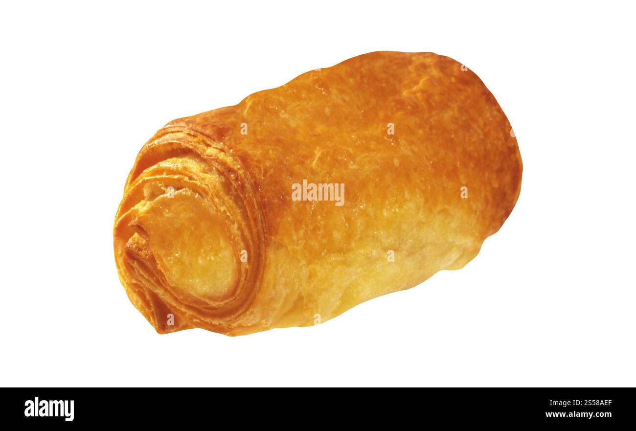 Panino di pasta sfoglia dolce con marmellata di mele Foto Stock