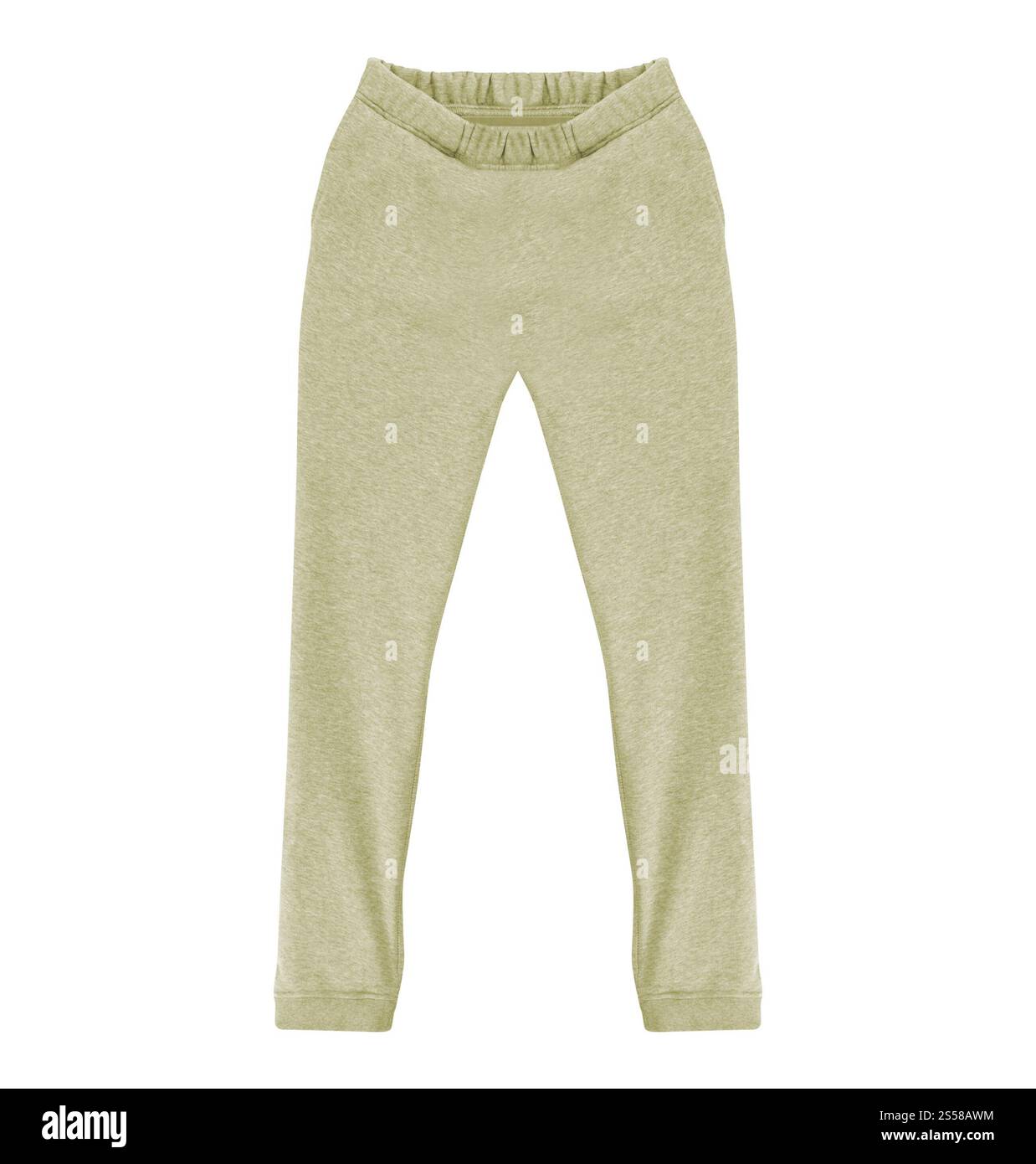 pantaloni sportivi isolati sul bianco Foto Stock