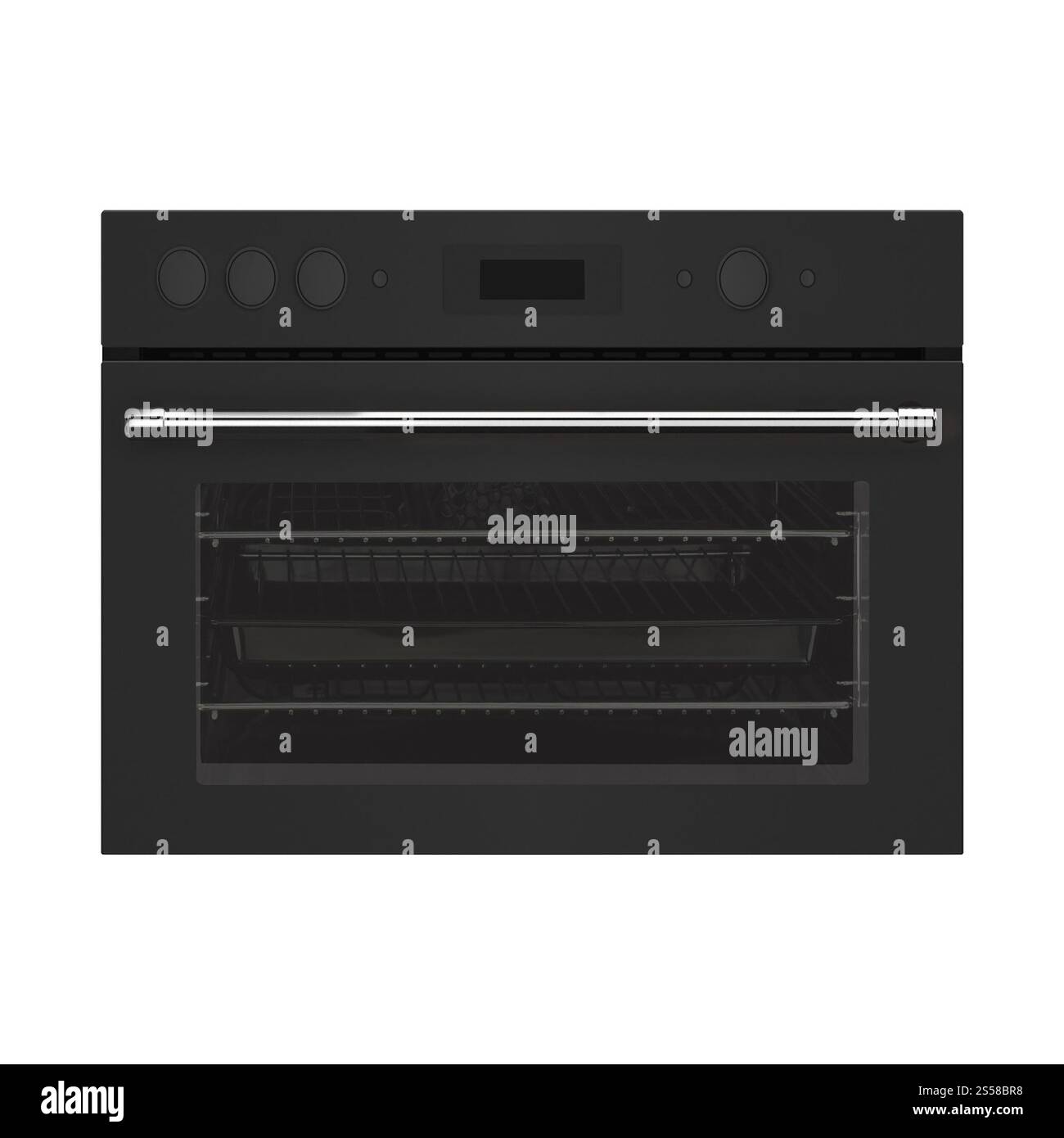 Forno nero moderno Foto Stock