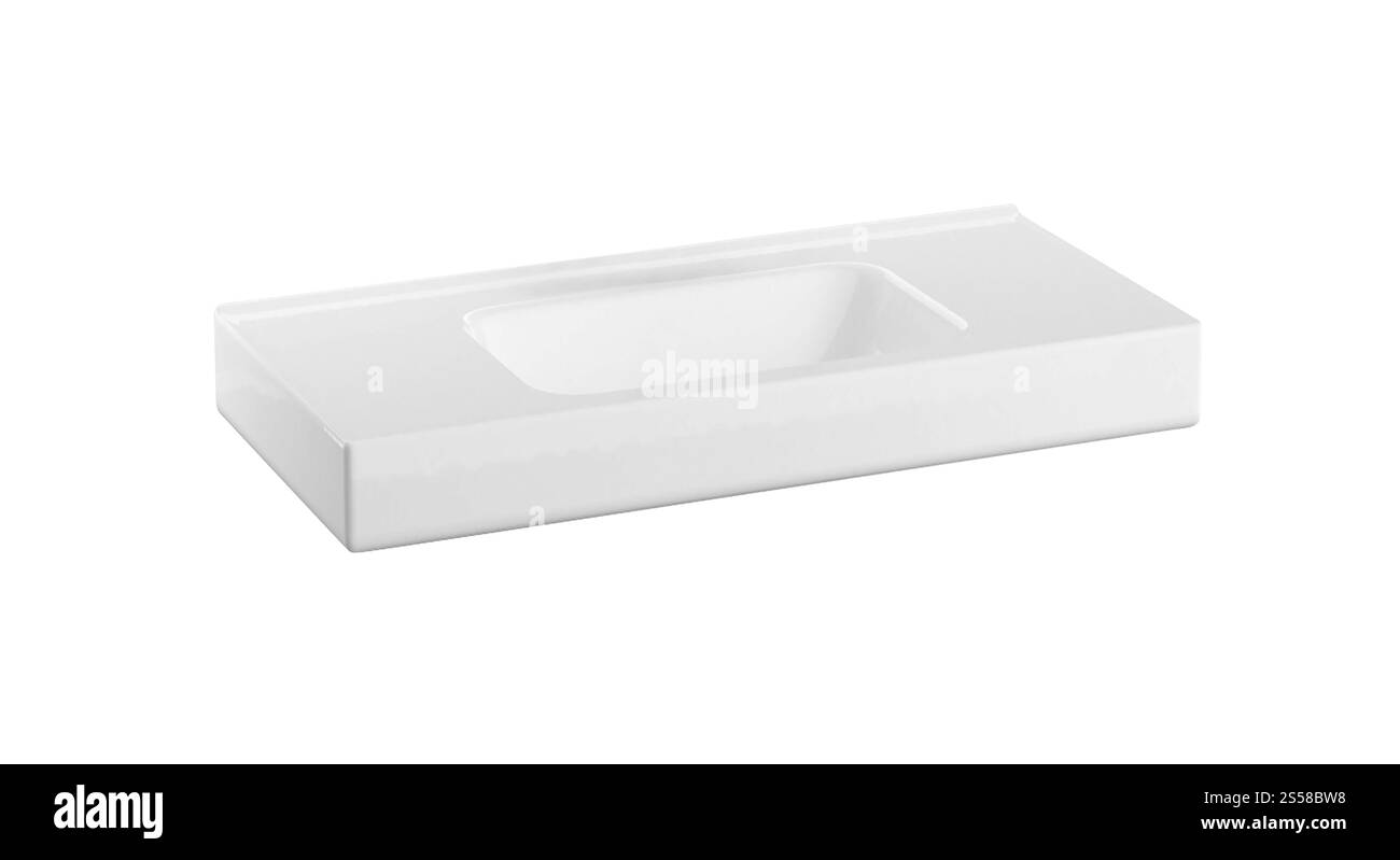 moderno lavabo isolato Foto Stock