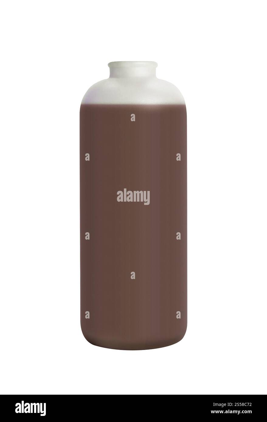 flacone in plastica con detergente isolato Foto Stock