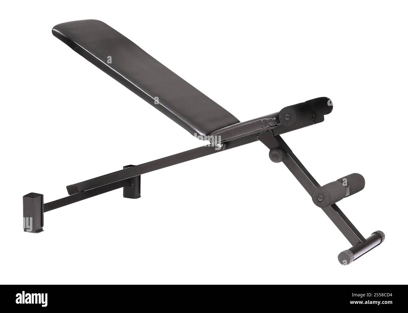 Pesi da banco isolati Foto Stock