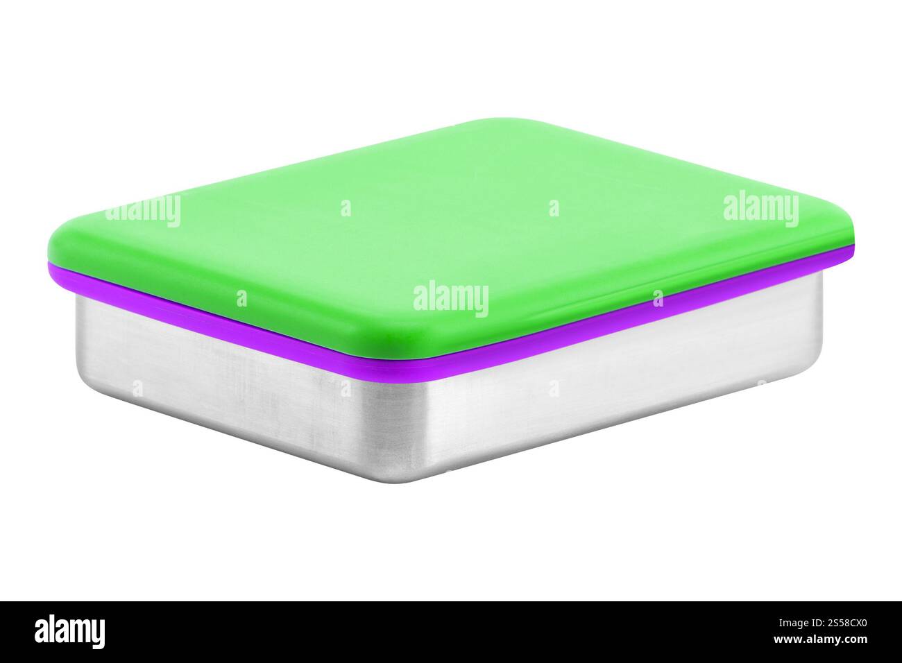 Contenitore in acciaio Emty Foto Stock