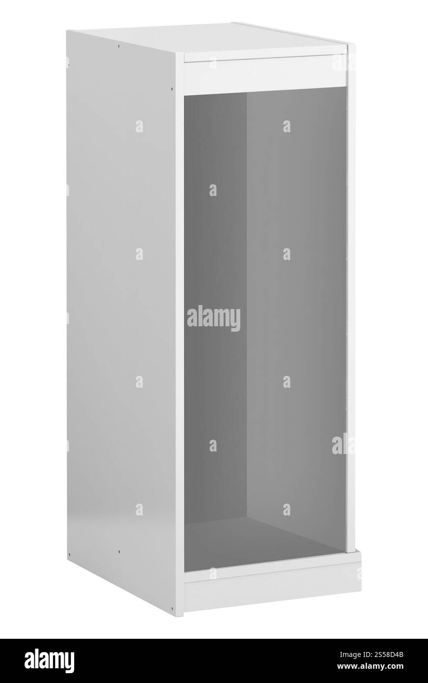 Comodino isolato su sfondo bianco Foto Stock Comodino isolato su sfondo bianco Foto Stock