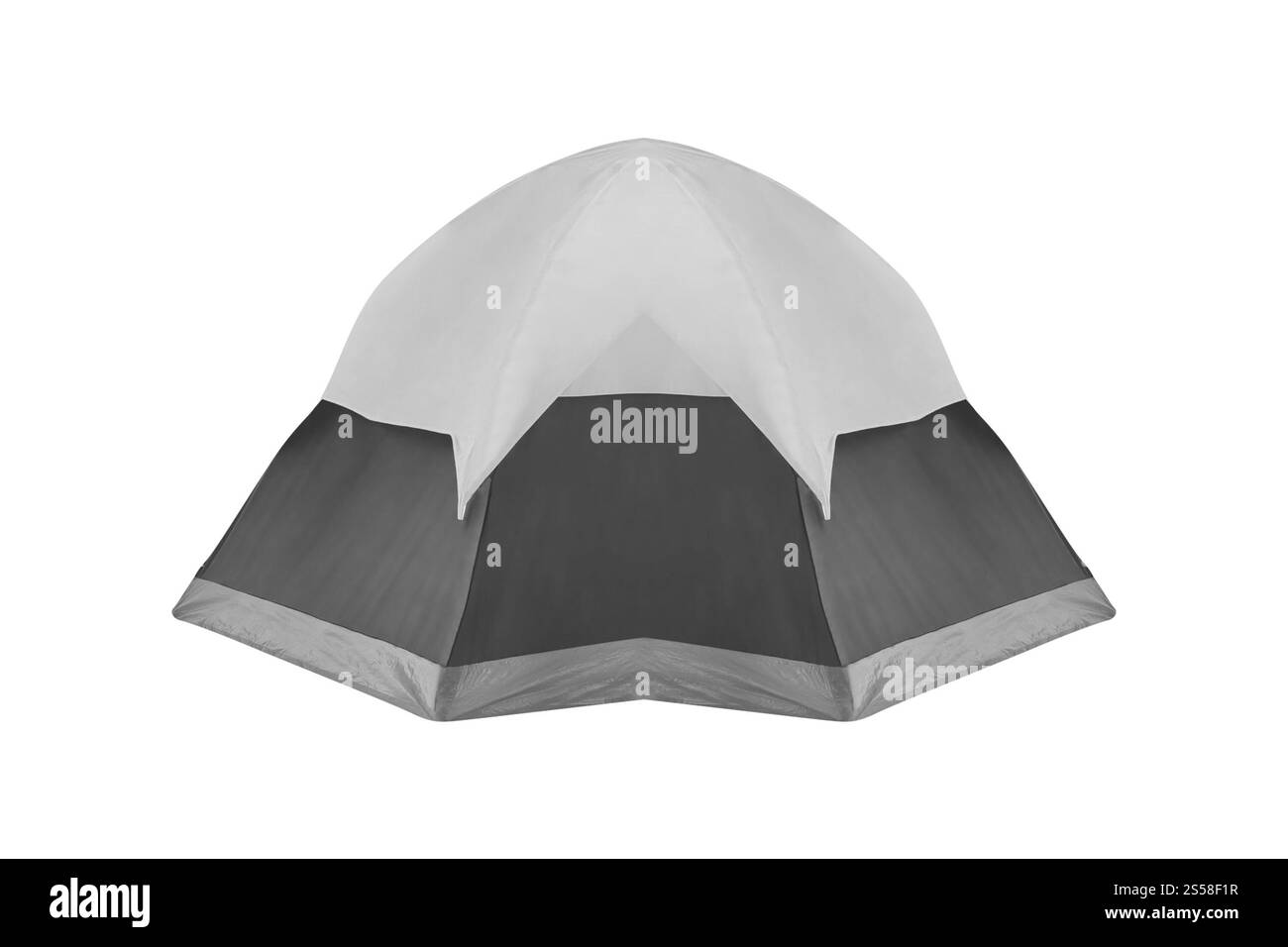 Tenda isolata su bianco Foto Stock