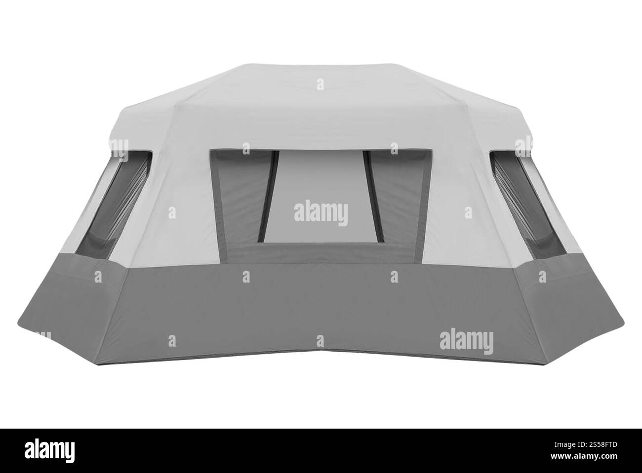 Tenda isolata su bianco Foto Stock