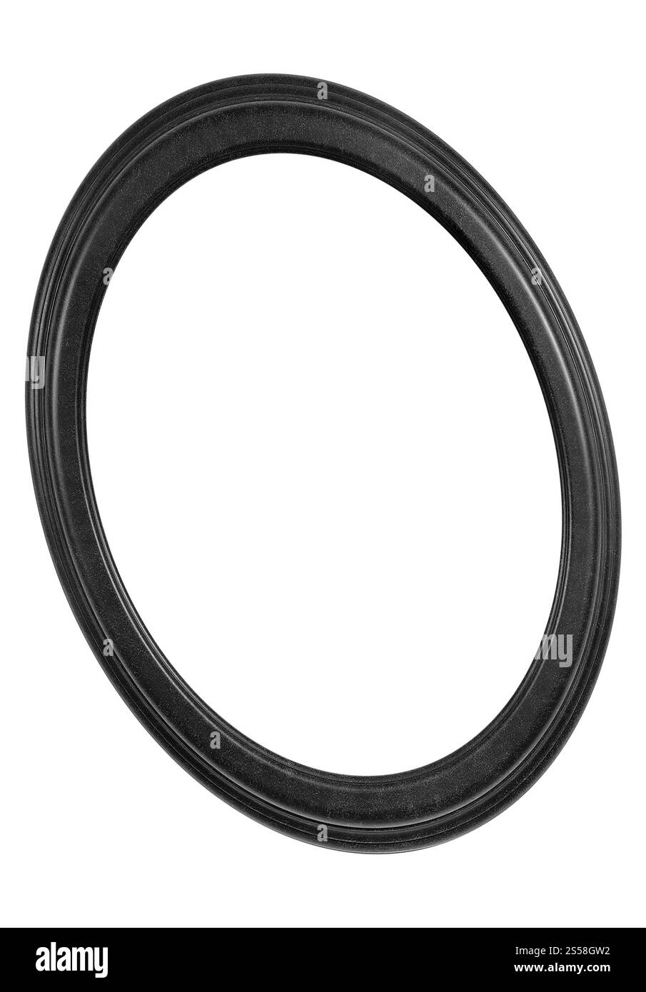 cornice per dipinti isolati su bianco Foto Stock