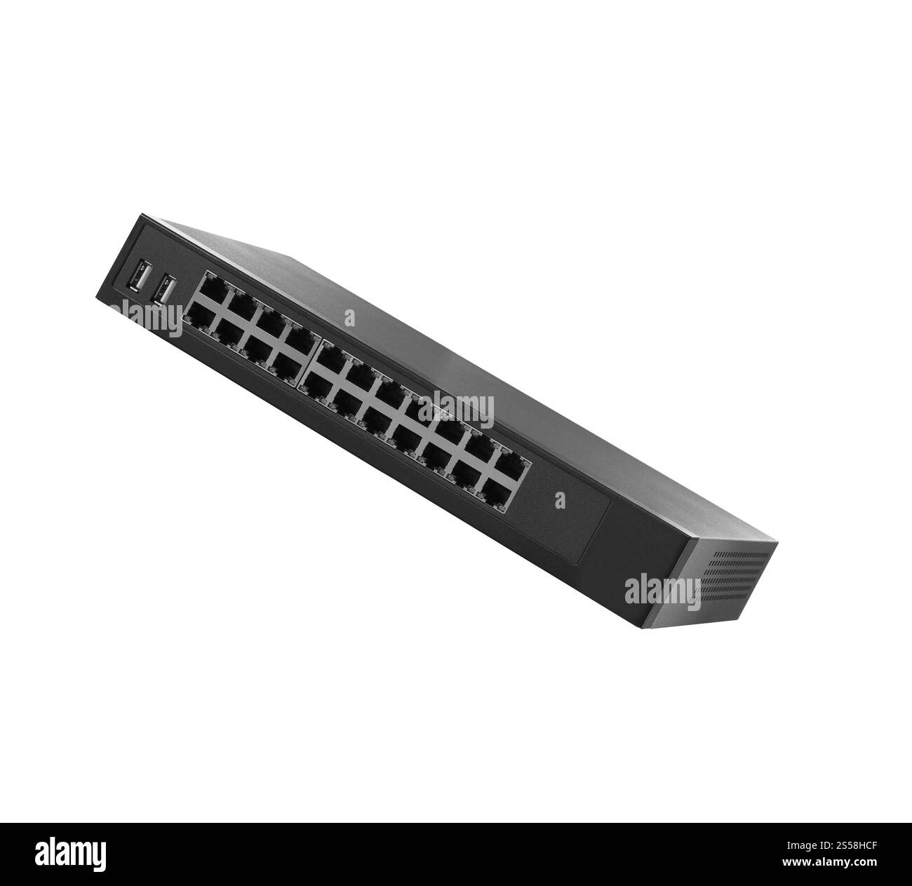 punto di accesso wifi isolato su bianco. punto di accesso wifi isolato Foto Stock