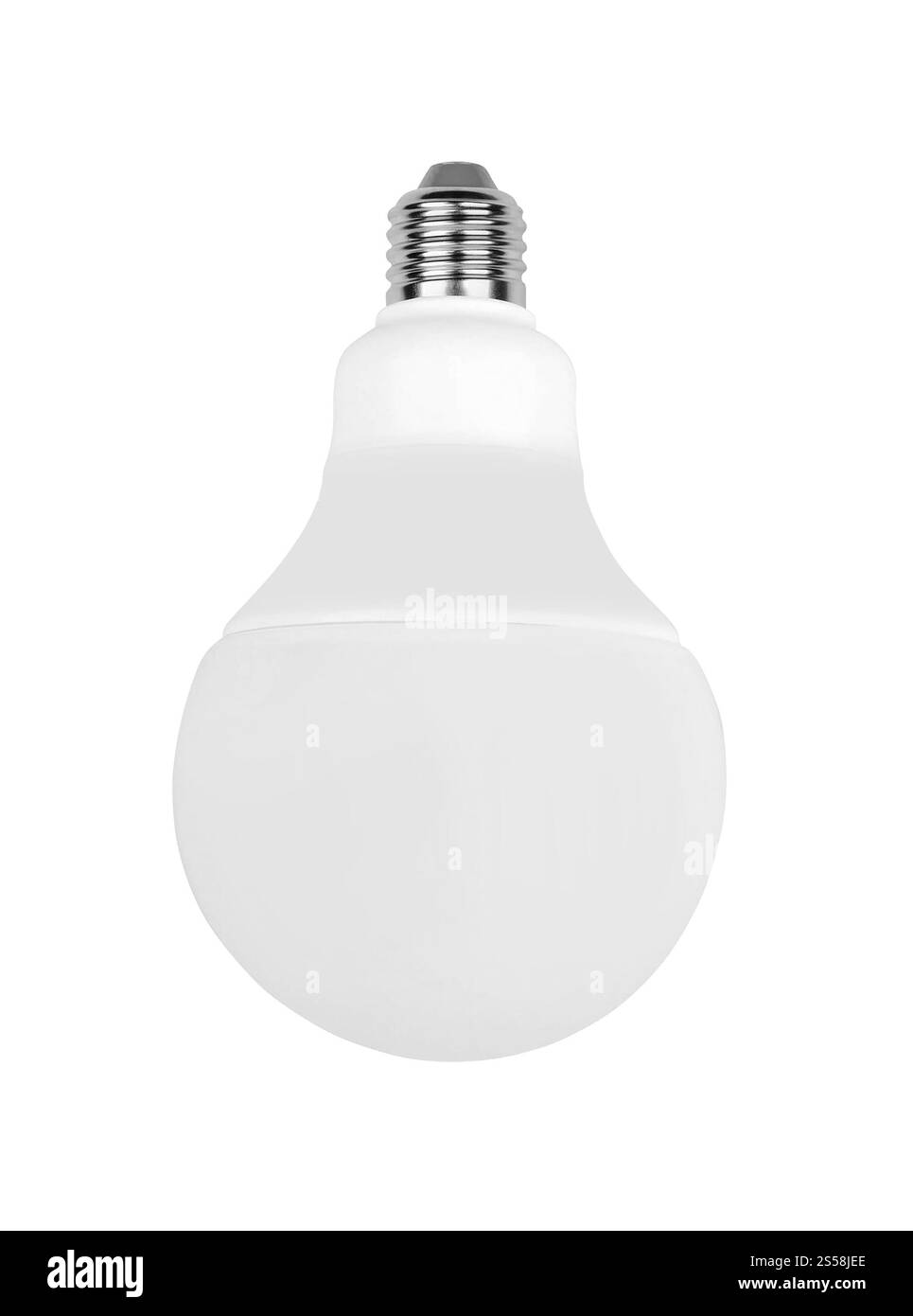 Lampadina isolata su sfondo bianco. Lampadina isolata Foto Stock