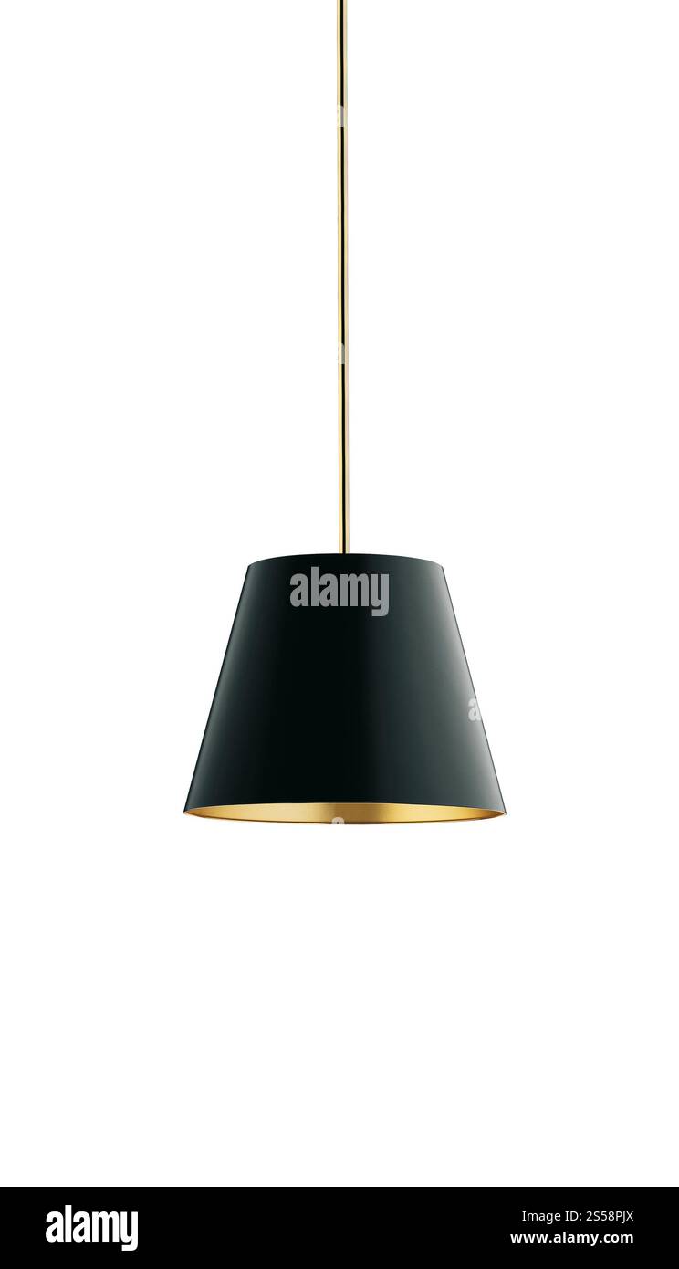 piantana bella e alta isolata su bianco. piantana bella e alta Foto Stock