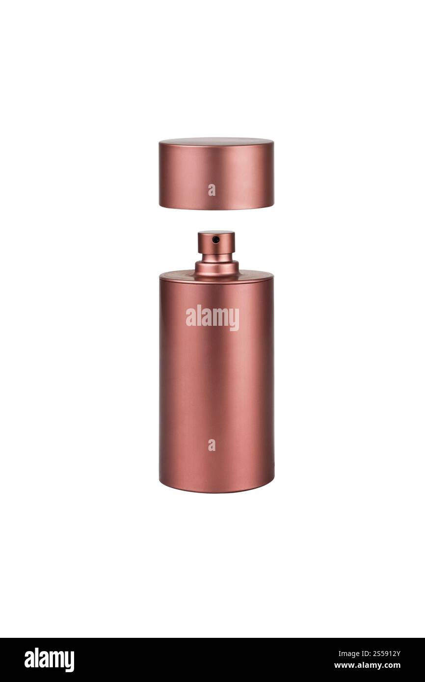 Base liquida cosmetica isolata su bianco. Fondazioni liquide cosmetiche Foto Stock