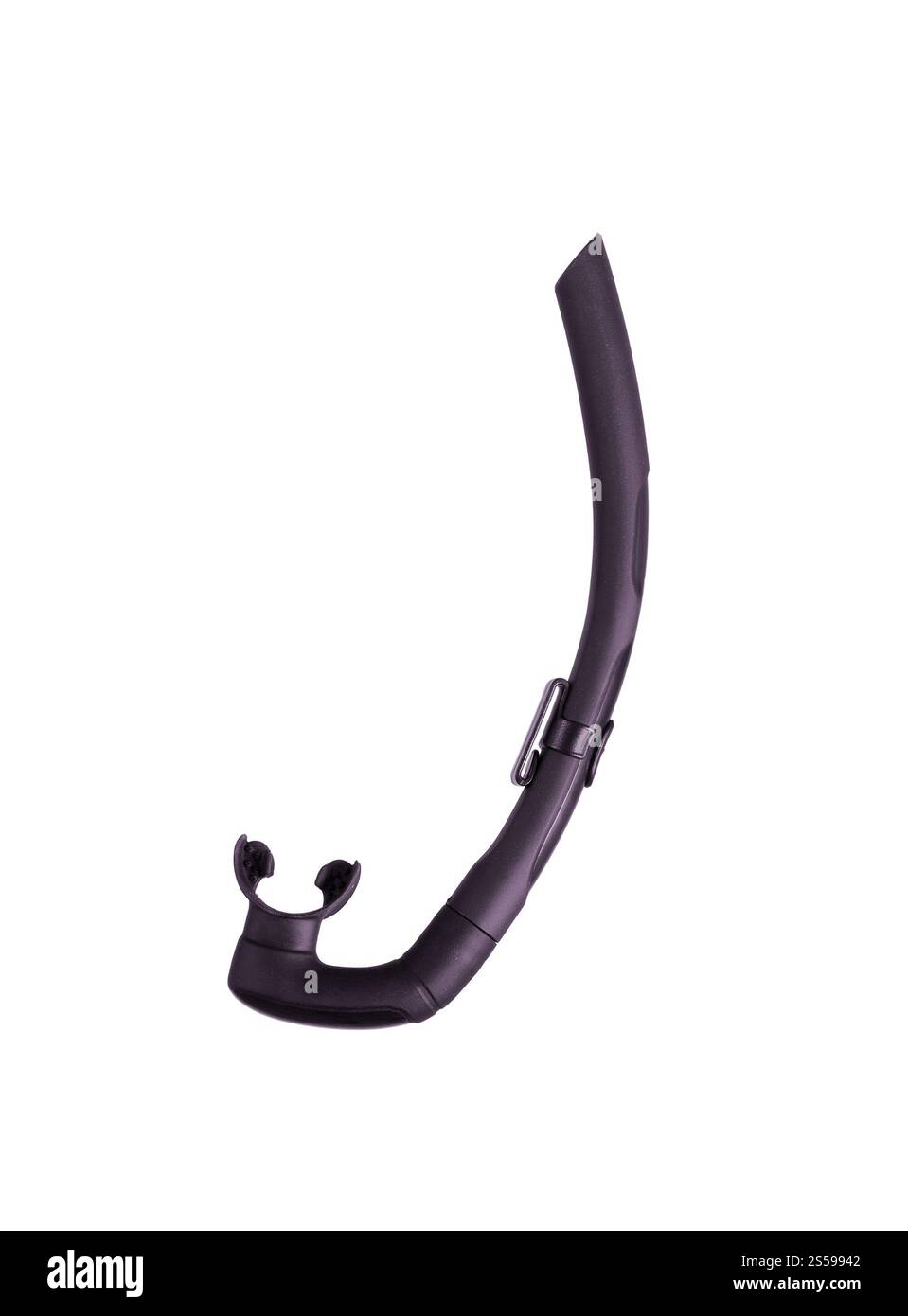 Tubo per immersioni isolato su sfondo bianco. Tubo per immersioni isolato Foto Stock