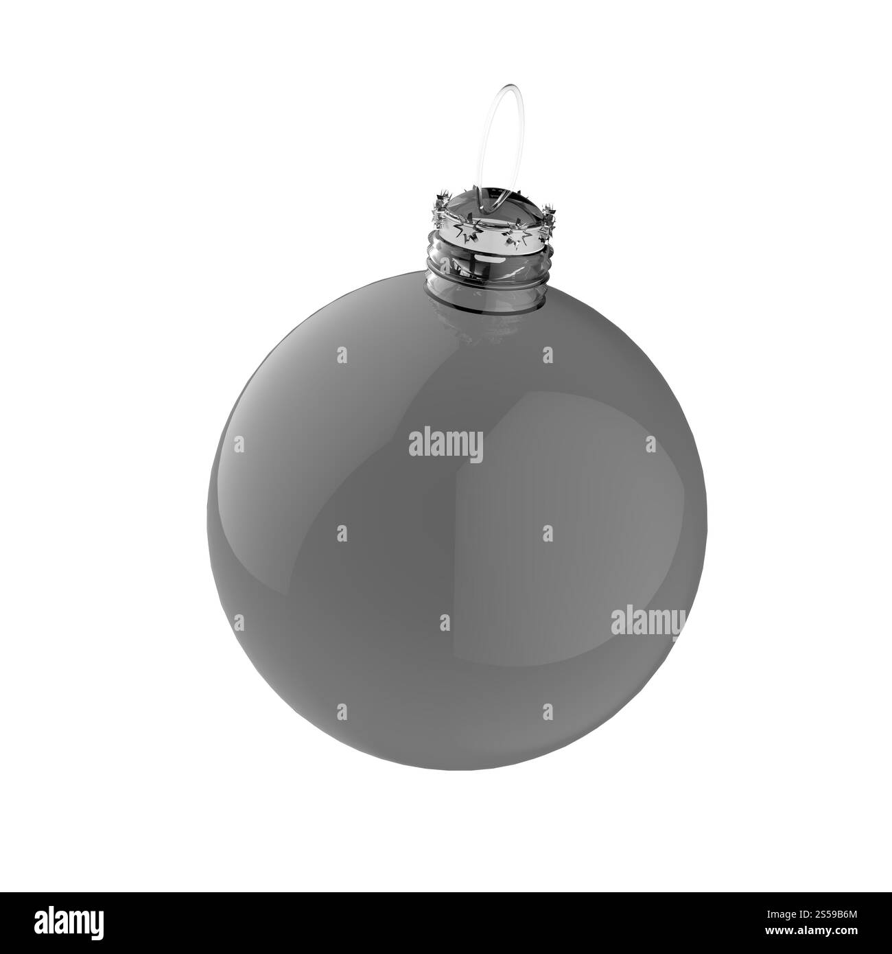 Vuoto 3d ornamento di Natale Foto Stock