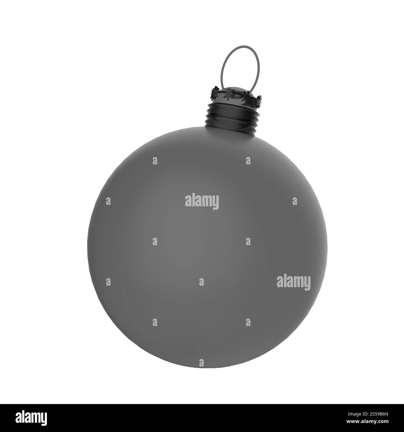 Vuoto 3d ornamento di Natale Foto Stock