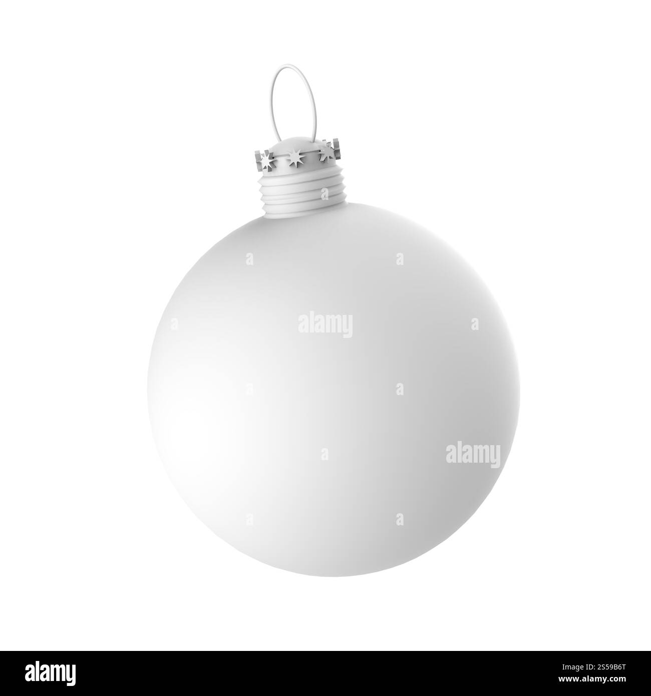 Vuoto 3d ornamento di Natale Foto Stock