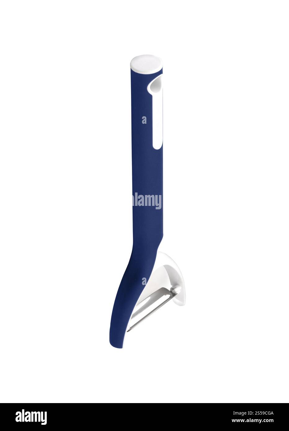 Coltello per verdure isolato su sfondo bianco. Coltello per verdure su sfondo bianco Foto Stock