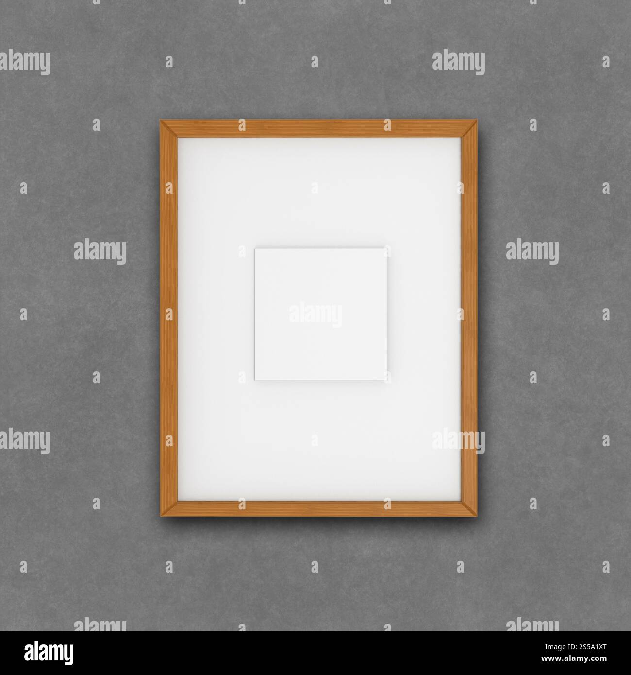 Moderno vuoto 3d frame su sfondo texture come concetto Foto Stock