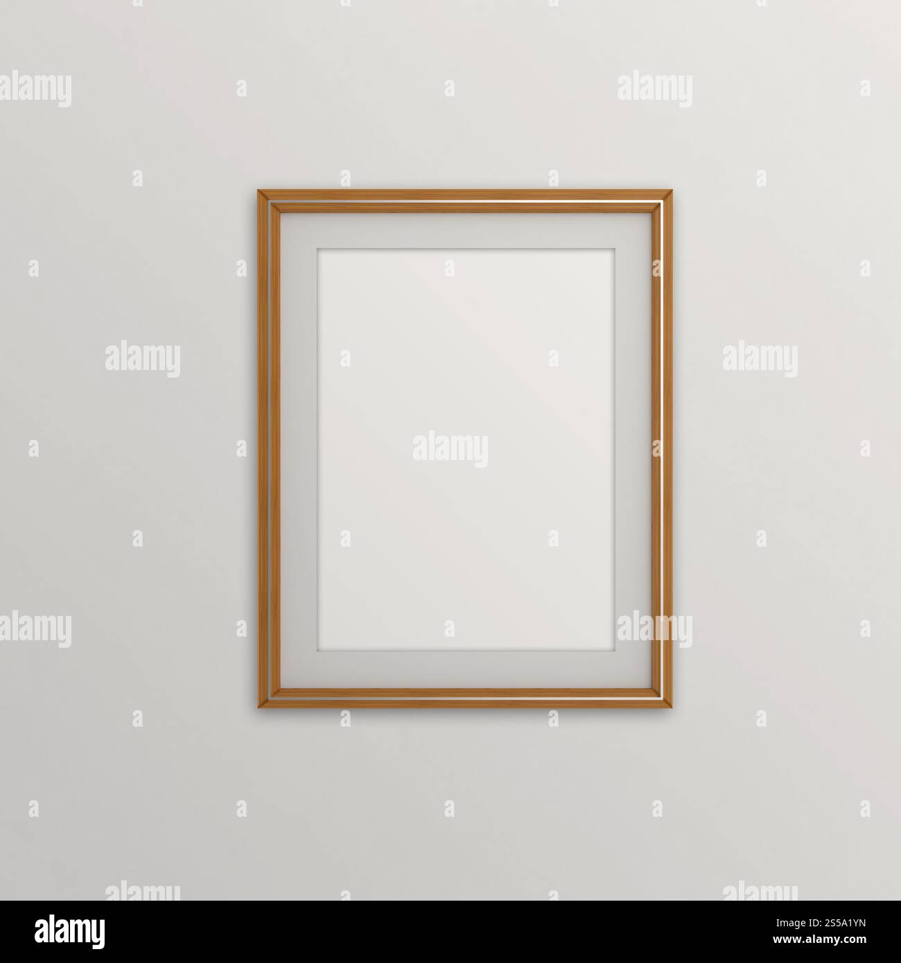 Moderno vuoto 3d frame su sfondo texture come concetto Foto Stock