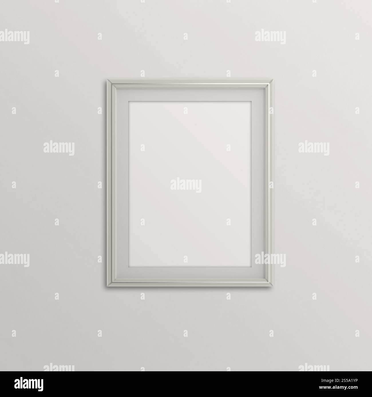 Moderno vuoto 3d frame su sfondo texture come concetto Foto Stock