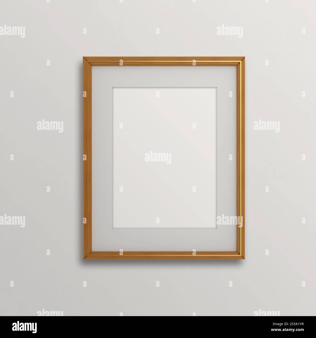 Moderno vuoto 3d frame su sfondo texture come concetto Foto Stock