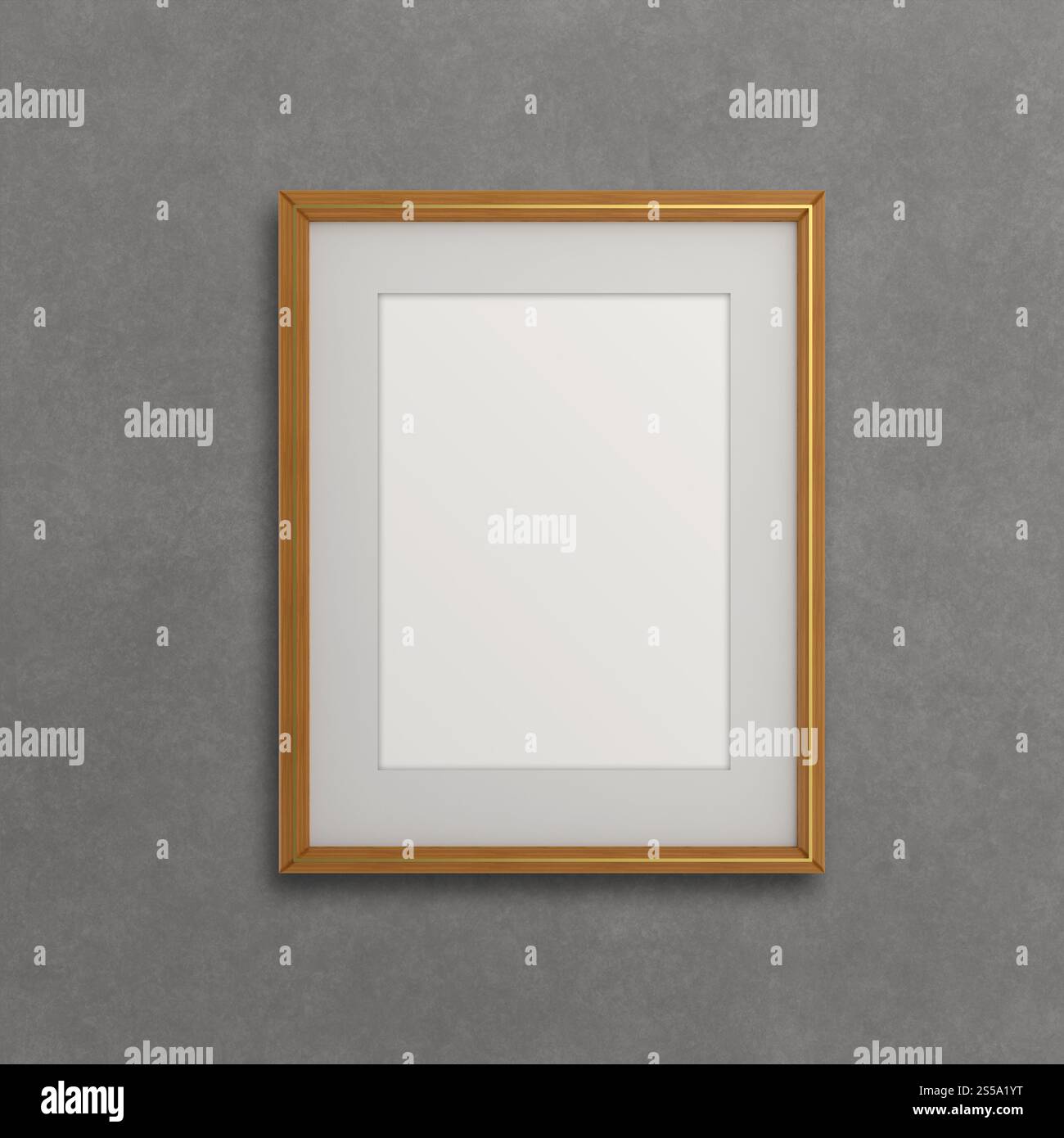 Moderno vuoto 3d frame su sfondo texture come concetto Foto Stock