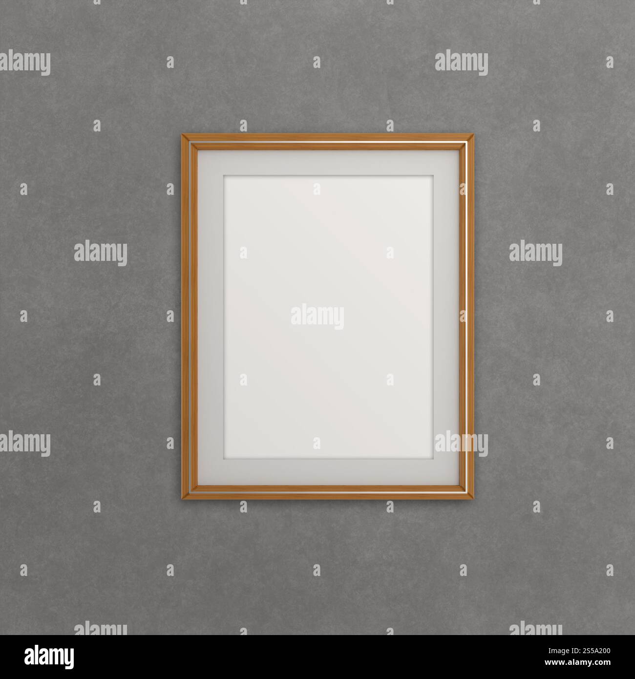 Moderno vuoto 3d frame su sfondo texture come concetto Foto Stock