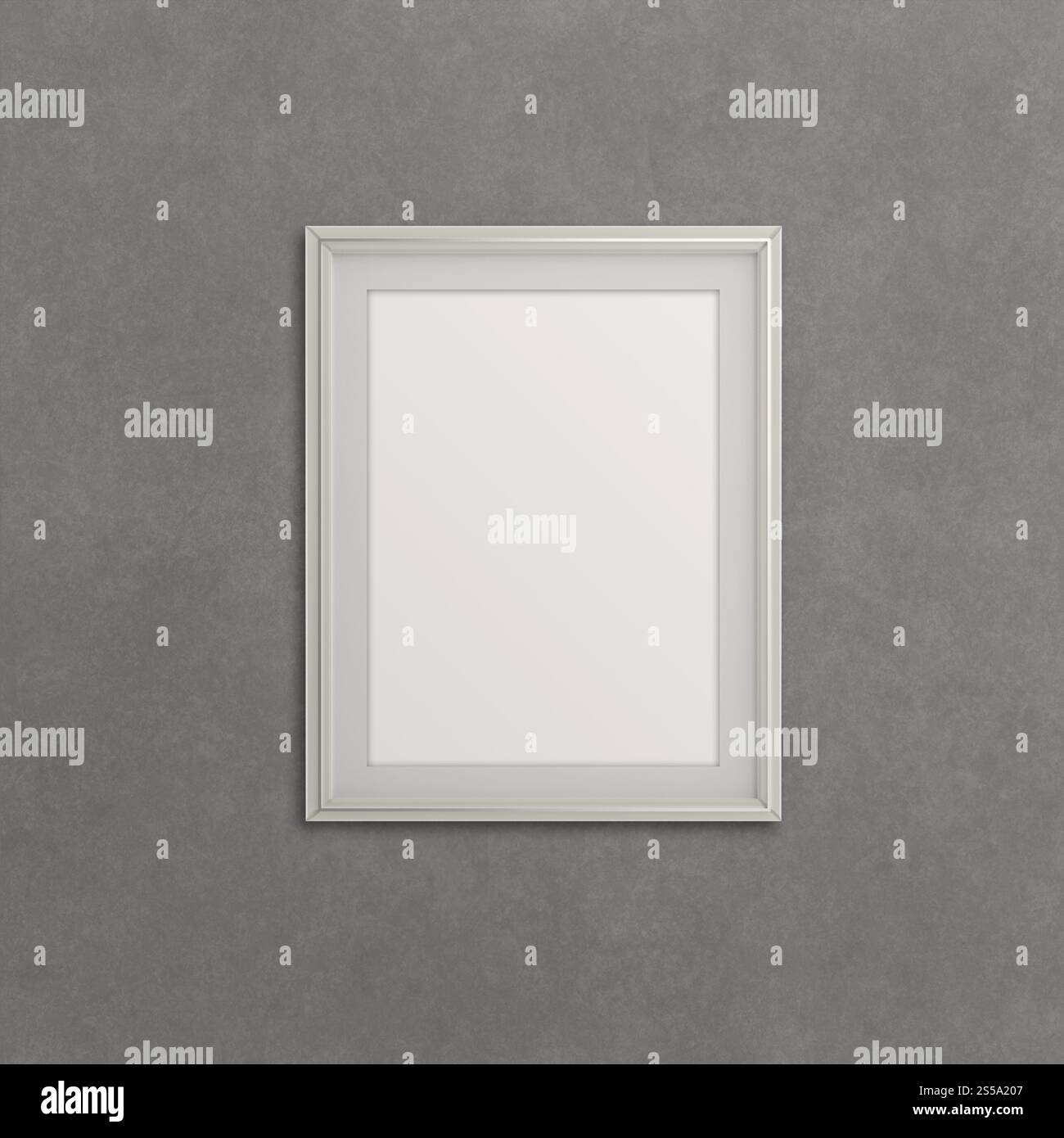 Moderno vuoto 3d frame su sfondo texture come concetto Foto Stock