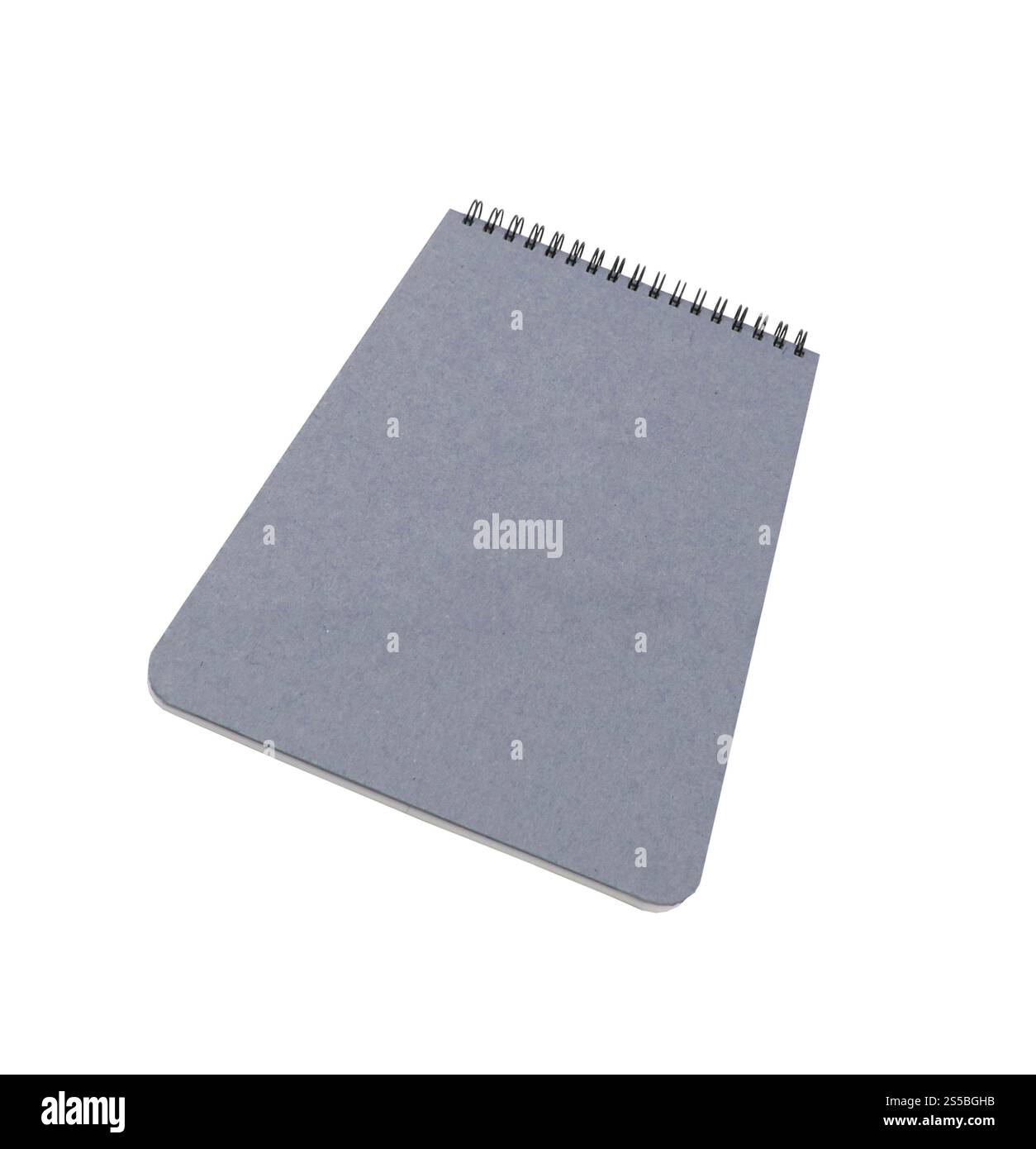 Notepad isolati su sfondo bianco Foto Stock