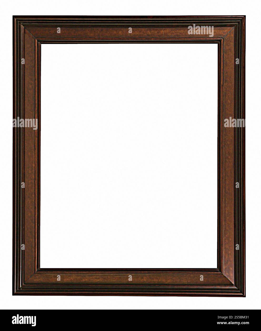 cornice isolata su sfondo bianco. telaio isolato su un bianco Foto Stock