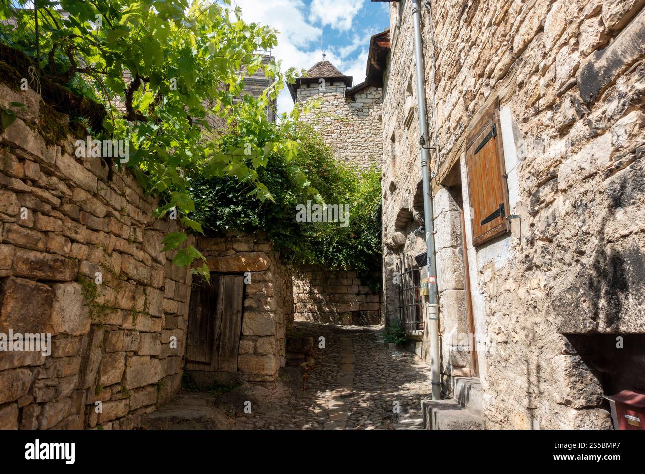 Sainte-Enimie (Francia meridionale) Foto Stock