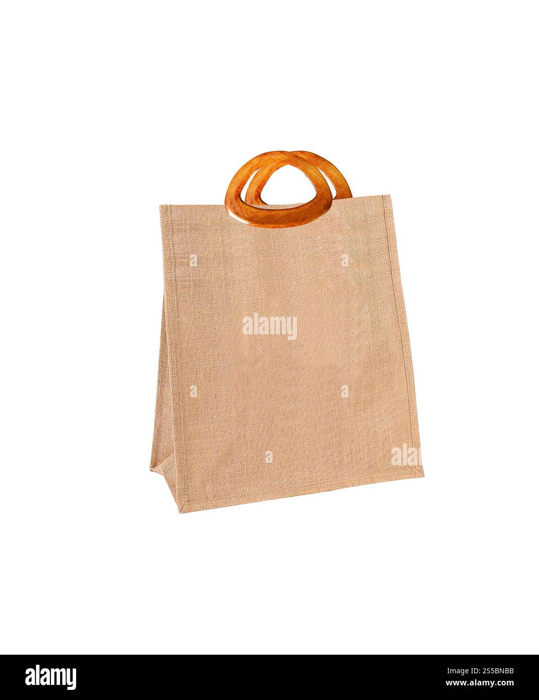 borsa della spesa isolata su sfondo bianco. borsa della spesa isolata su bianco Foto Stock