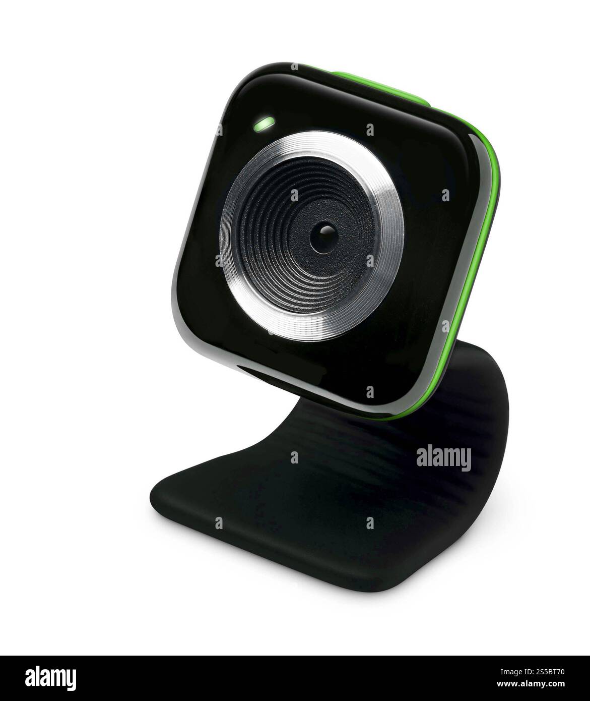 webcam isolata su sfondo bianco. webcam isolata Foto Stock