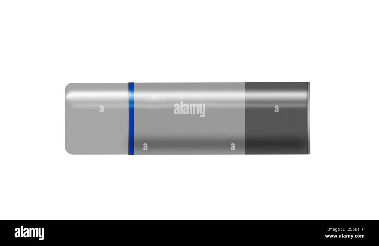 Contenitore cosmetico. Schiuma di rasatura isolata su bianco. Contenitore cosmetico. Schiuma da barba Foto Stock