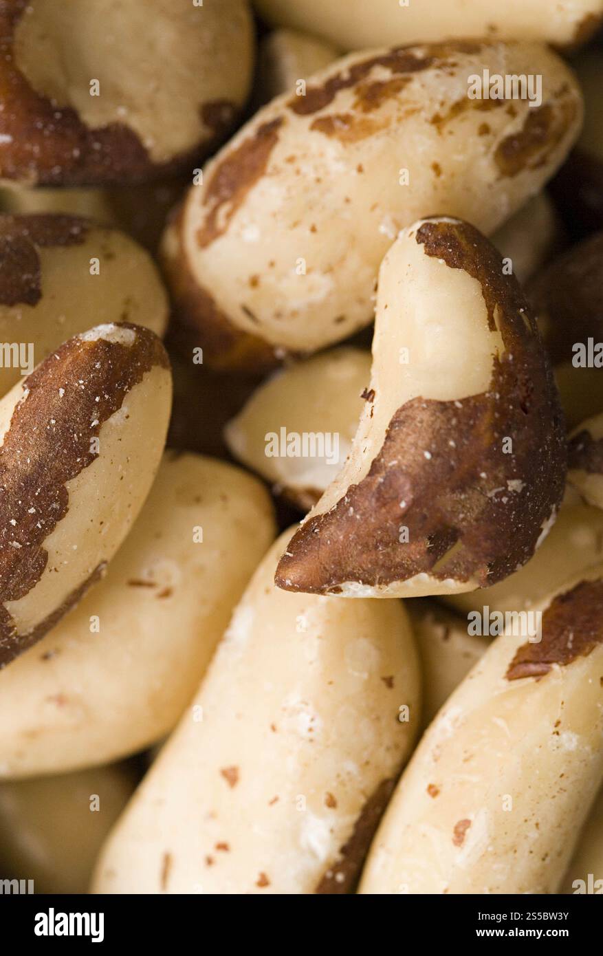 Immagine estremamente ravvicinata di arachidi primo piano. Immagine estremamente ravvicinata delle arachidi Foto Stock