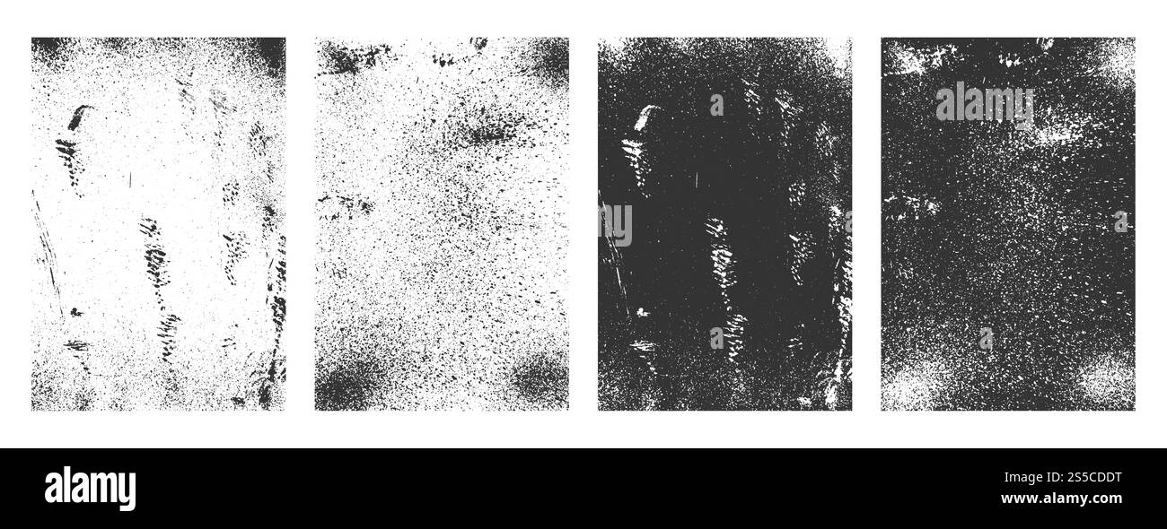 grunge quadri astratti rettangolari sfondo di tessitura sporco Foto Stock